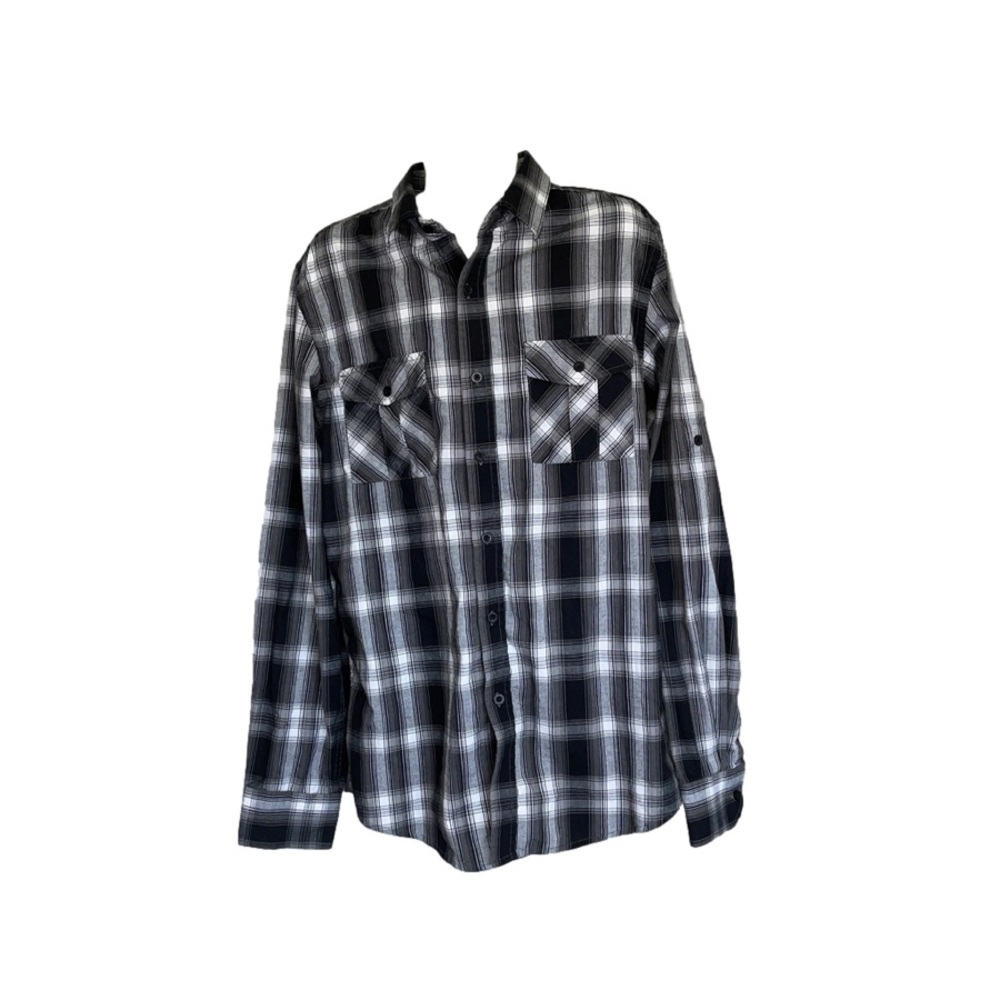 Airwalk plaid button up shirt medium